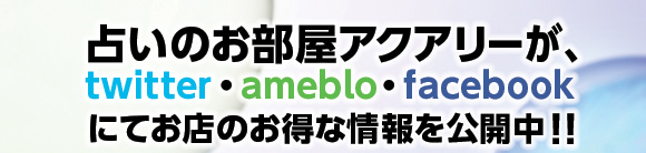 アクアリーtwitter ameblo facebook